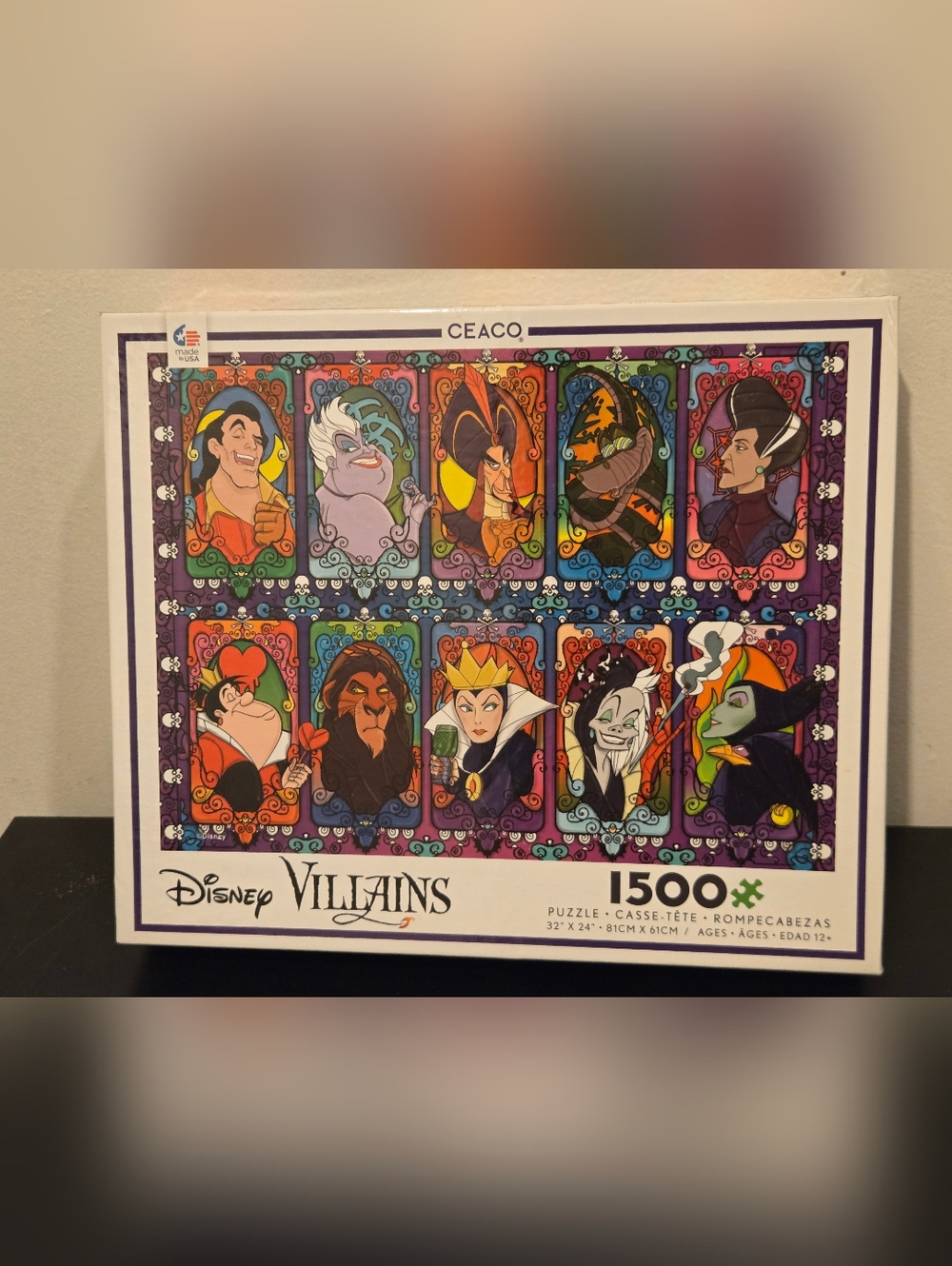 NEW CEACO Disney Villains 1500-Piece Puzzle